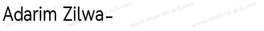 Adarim Zilwa字体转换